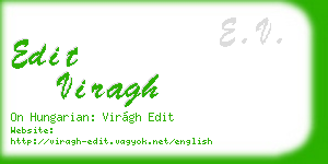 edit viragh business card